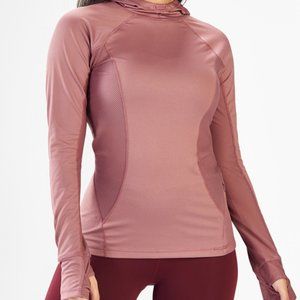 Fabletics Alecia Performance Hooded Active Pullover Long Sleeve Top Size…